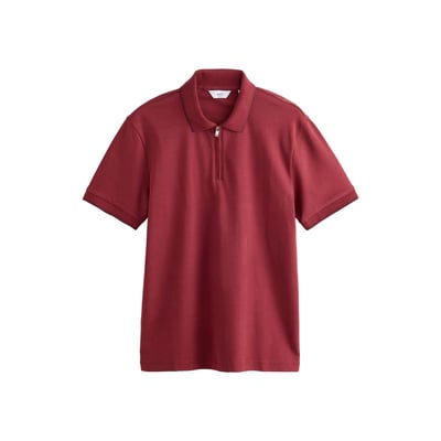 Polo à col zippé et liseré ton sur NEXT