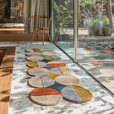Tapis en laine de couloir MIA ELLIPSE FLAIR RUGS