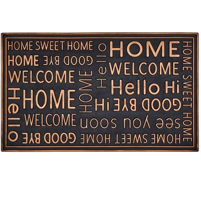 Paillasson caoutchouc mots 75x45cm WADIGA