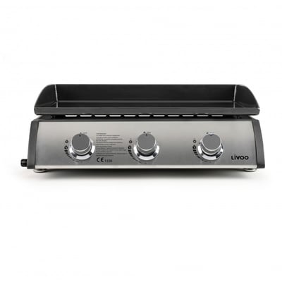 Plancha gaz 3 brûleurs LIVOO