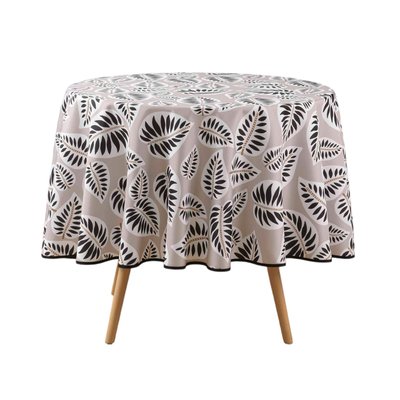 Nappe ronde Feuilles alma DOUCEUR D'INTÉRIEUR