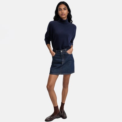 Pull col roulé, en fine maille cachemire LA REDOUTE COLLECTIONS
