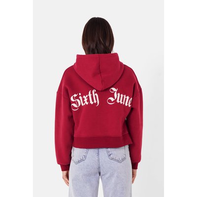 Sweat rouge sans capuche 2025