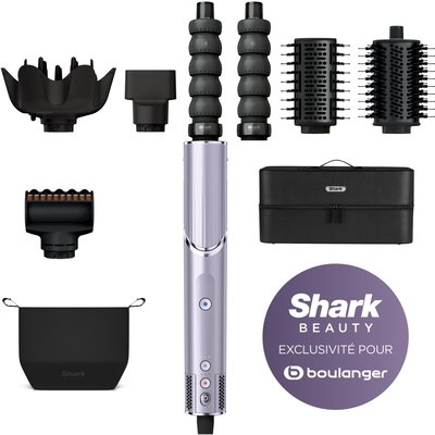 Fer multistyle Flexstyle HD466PLEU Lilas + embout anti-frisottis/pochette voyage SHARK