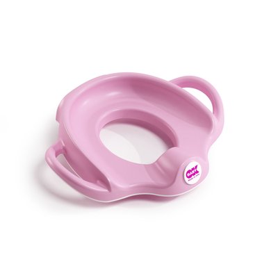 Réducteur de toilette Sofa avec protection anti-éclaboussure rose OK BABY