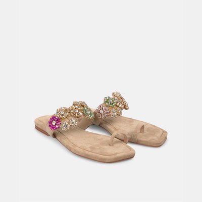 Sandales plates avec détail strass ALMA EN PENA
