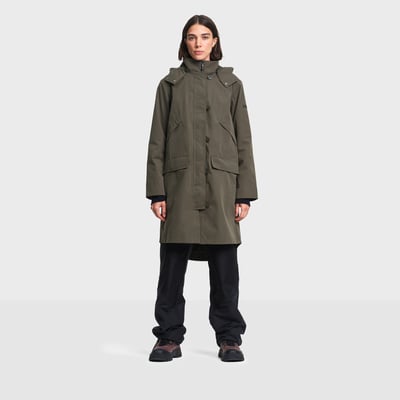 Parka longue coupe trapèze capuche amovible MTD® AIGLE