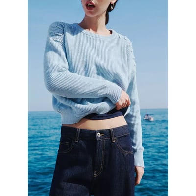 Pull-over 100 % coton maille MANGO TEEN