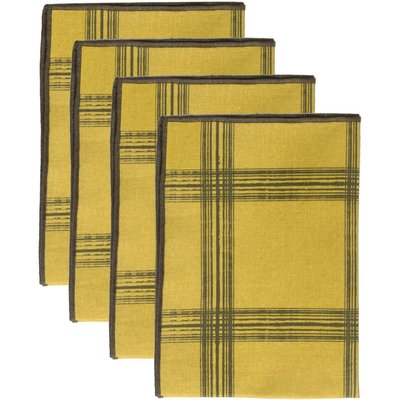 Serviette de table (x4) coton MADRAS FEBRONIE