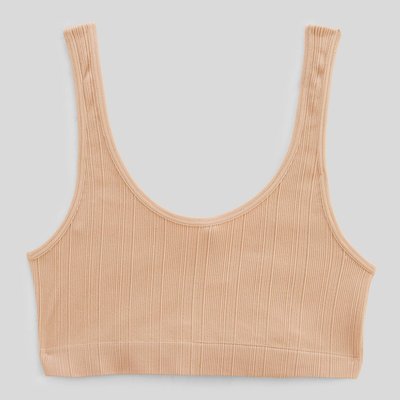 Brassière côtelée sans coutures MONOPRIX