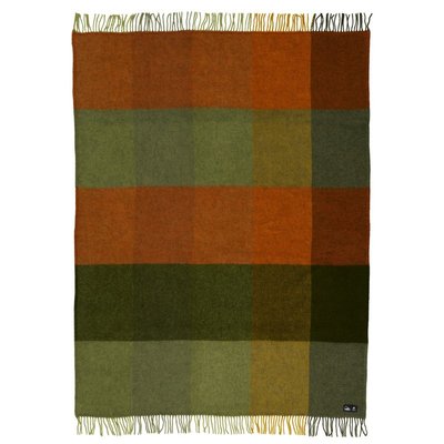 Plaid laine agneau carreaux  Gotland Check KLIPPAN