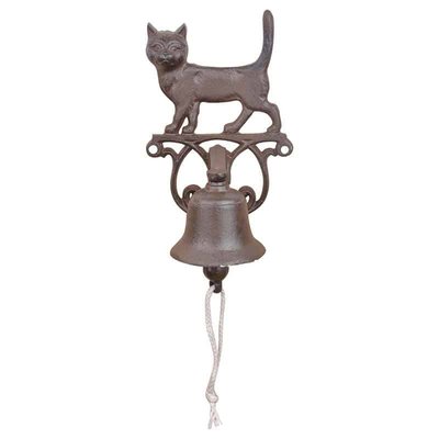 Cloche Murale En Fonte Avec Animal Décoratif Oiseau JARDINDECO