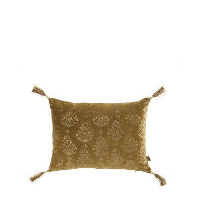Housse de coussin velours BLANC D’IVOIRE