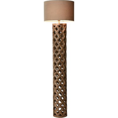 Lampadaire en bois tressé, ambiance cosy RECOLLECTION
