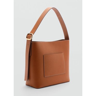 Sac shopper cuir MANGO