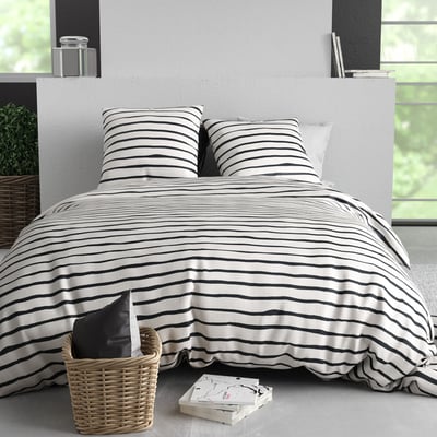 Parure housse de couette en polycoton imprimée, Roxanne C DESIGN HOME TEXTILE