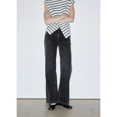 Jean droit taille basse MANGO