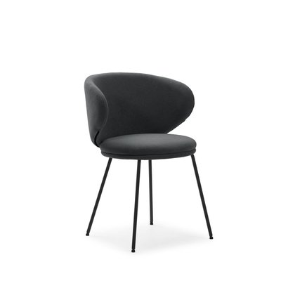 Lot de 2 chaises en tissu et métal- HAVEL DRAWER