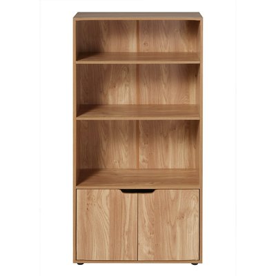 Étagère 3 niveaux et Rangement 2 portes H120 cm - MODU CALICOSY