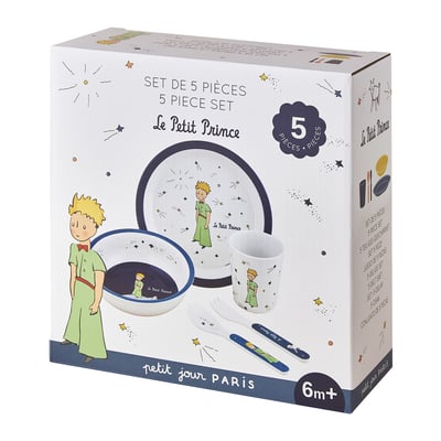Coffret cadeau 5 pièces  LE PETIT PRINCE PETIT JOUR