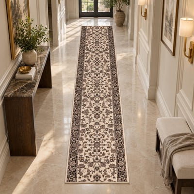 Tapis oriental tissé motif ancestral LYN1 NOMED UN AMOUR DE TAPIS