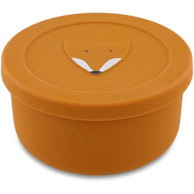 Boîte à goûter en silicone MR. FOX TRIXIE