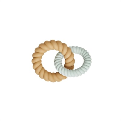 Anneau de dentition en silicone torsadé OYOY LIVING DESIGN