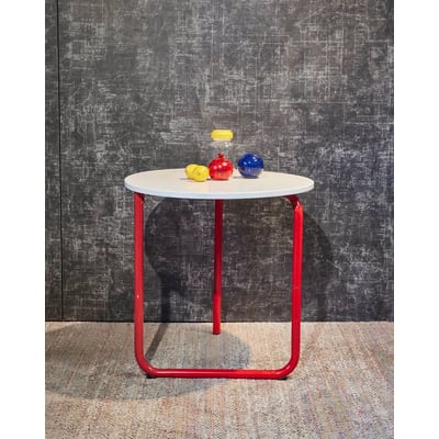Table d'appoint pliante en métal Hanna N°1559 - Bon état DEBONGOUT