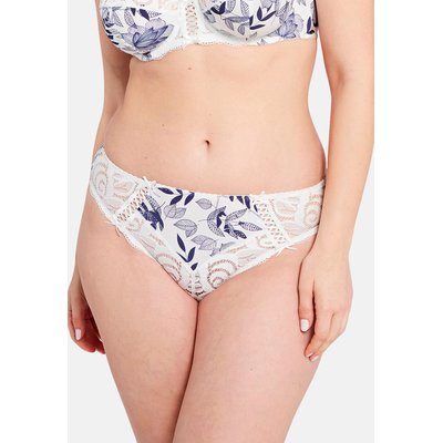 Slip dentelle et microfibre Amelie Print SANS COMPLEXE
