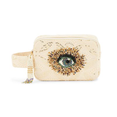 Pochette crochet de dentelle broderies de perles LUCIAN WILD