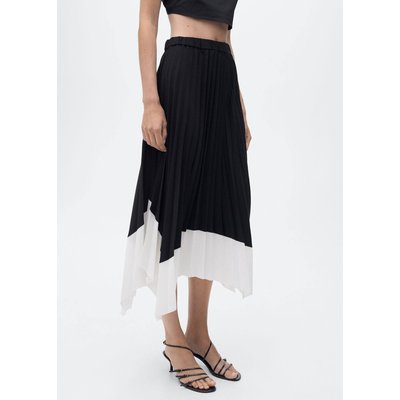 Jupe plissée asymétrique MANGO