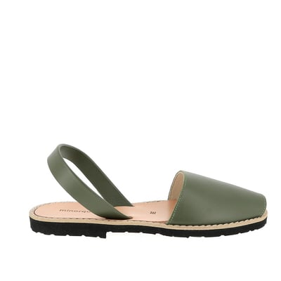 Sandales En Cuir Talon Plat MINORQUINES