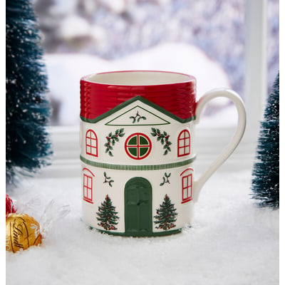 Christmas Tree Village Mug SPODE