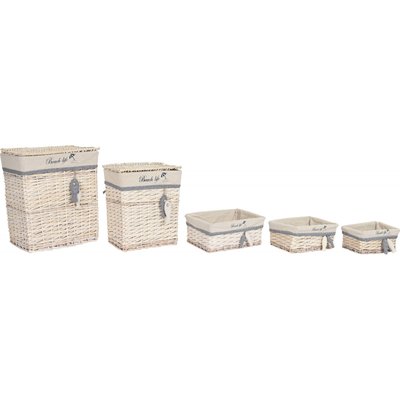 Paniers motif marin (lot de 5) Mediterraneo RECOLLECTION