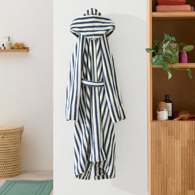 Accappatoio con cappuccio in spugna velour, Makeba LA REDOUTE INTERIEURS