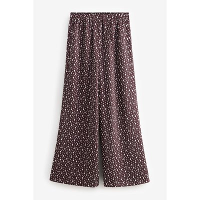 Pantalon large froissé à pois NEXT