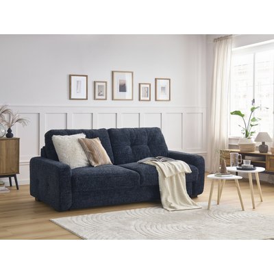 Canapé lit 3 places en tissu chiné couchage 140x195 cm, CHARLES BOBOCHIC