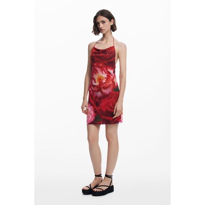 Robe mini à fleurs Tyler McGillivary DESIGUAL