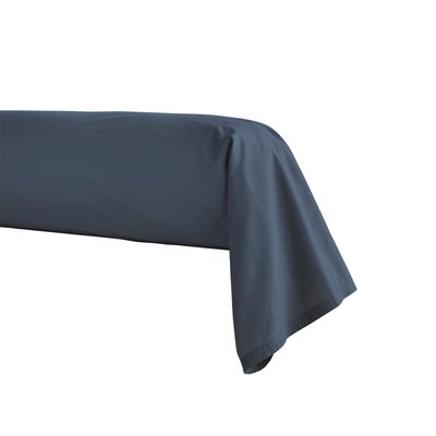 Taie de traversin unie en percale de coton, PREMIERE ESSIX