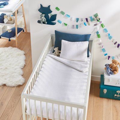 Kumla 100%Cotton Muslin Cot Duvet Cover LA REDOUTE INTERIEURS