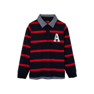 Polo rayé effet 2 en 1. VERTBAUDET