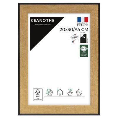 Cadre Photo 20x30 Cm/a4 Marron Résine Recyclée LOFT CEANOTHE
