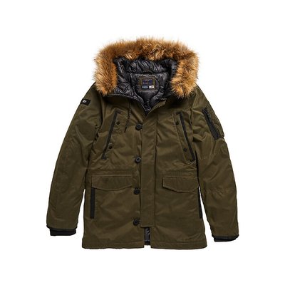 Parka Chaude Zippée À Capuche Sdx SUPERDRY