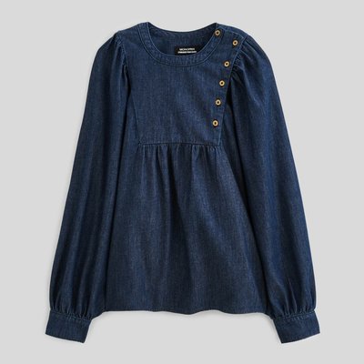Blouse en denim MONOPRIX