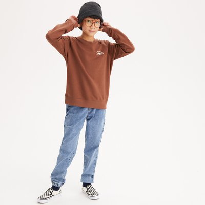 Свитшот с круглым вырезом из мольтона LA REDOUTE COLLECTIONS