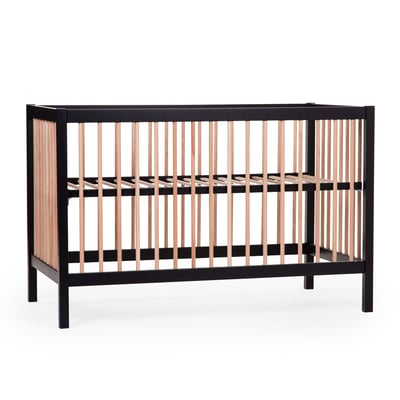 Lit bébé sommier à lattes hauteur réglage 120x60 cm CHILDHOME