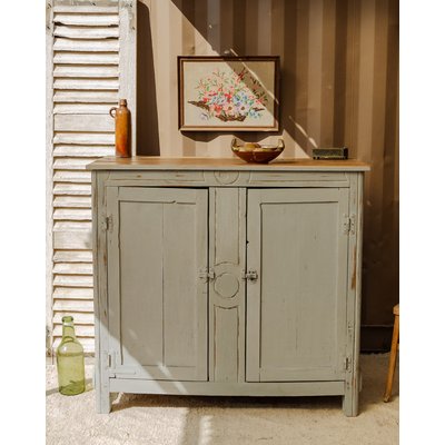 Buffet en bois patiné Gilbert N°1561 - Bon état DEBONGOUT