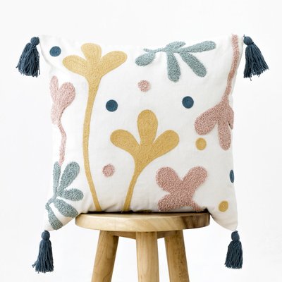 Coussin 100% Coton Points de Polka -LILIUM KENAY