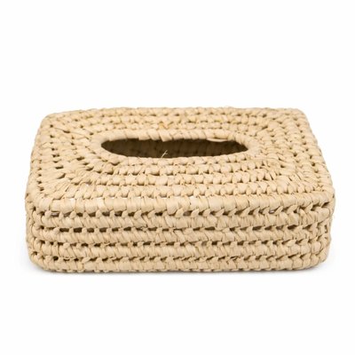 Boite à mouchoir feuilles de palmier ajourées -  LOJI HOME MAISON