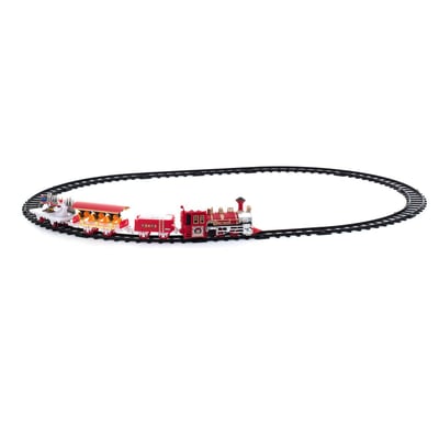 Train de noël lumineux 16 pièces musical à mouvement 1 LED FEERIC LIGHTS & CHRISTMAS